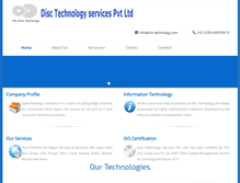 Tablet Screenshot of disc-technology.com